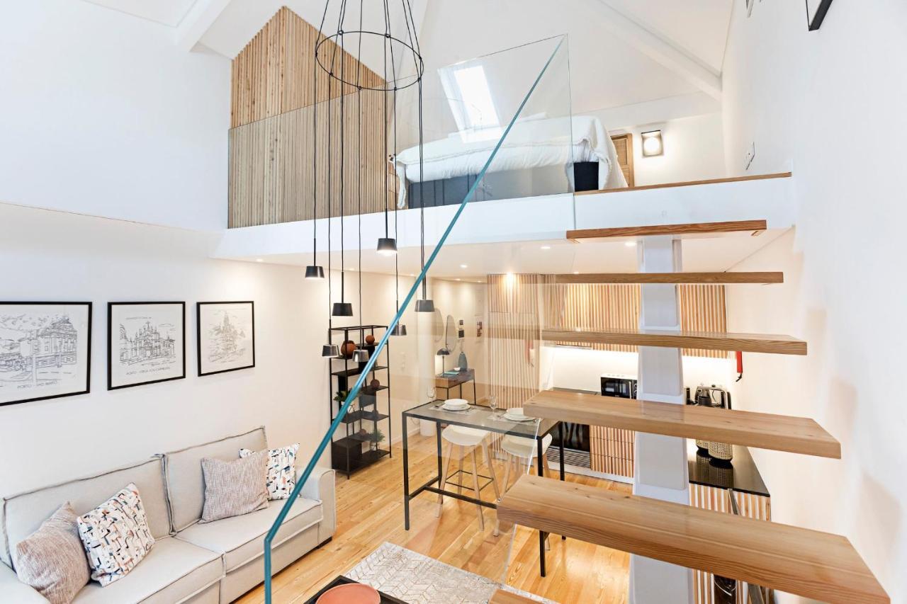 Studio Duplex W Ac Near River Front By Lovelystay Porto Exterior foto